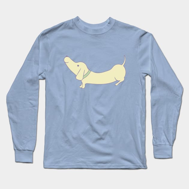 Wiener Dog Long Sleeve T-Shirt by Jackie Hurd